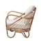 Baxton Studio Aliane Modern Bohemian Natural Brown Antique Rattan Armchair 219-12700-ZORO - alternate 3